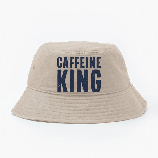 Caffeine King Grey Bucket Hat