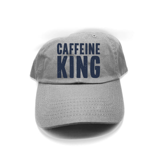 Caffeine King Grey Dad Hat