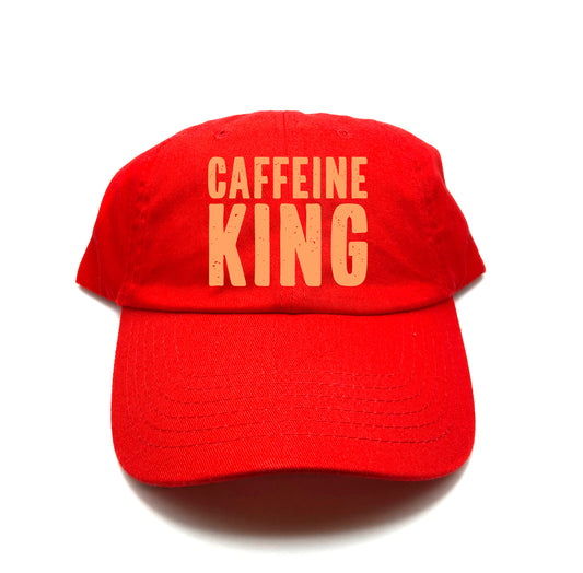 Caffeine King Orange Yellow Dad Hat