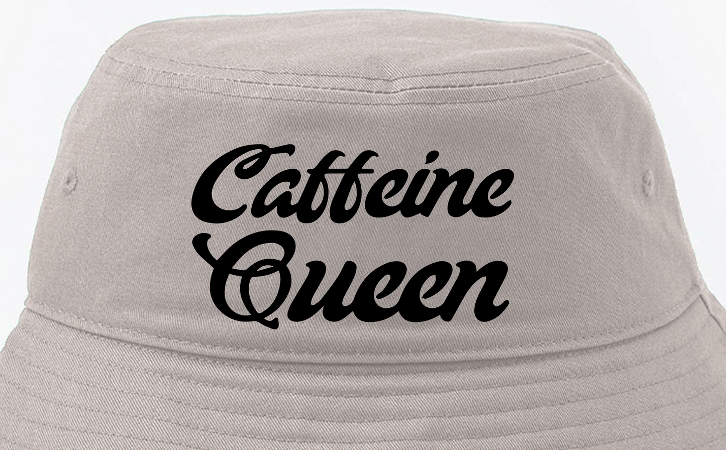Caffeine Queen Black Bucket Hat