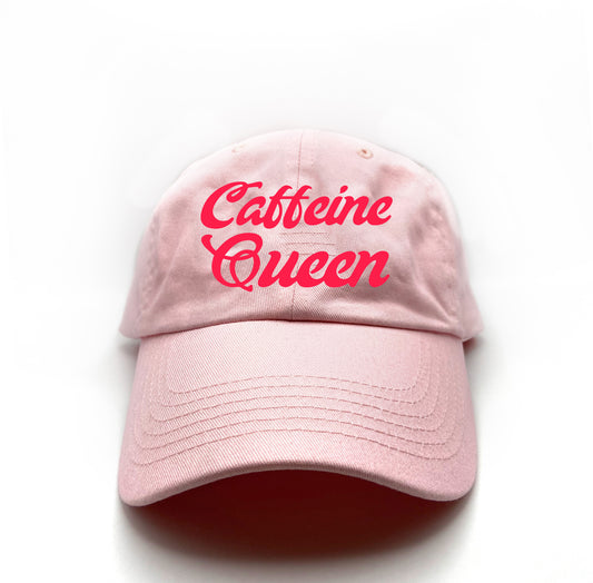 Caffeine Queen Mint Pink Dad Hat
