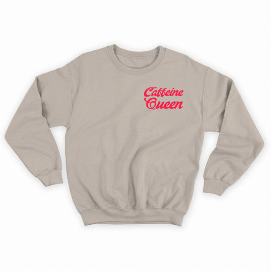 Caffeine Queen Mint Pink Sweatshirt