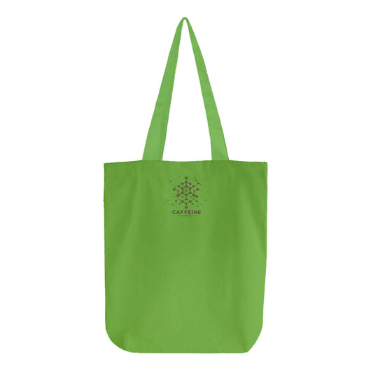 Caffeine Molecule Tote Bag