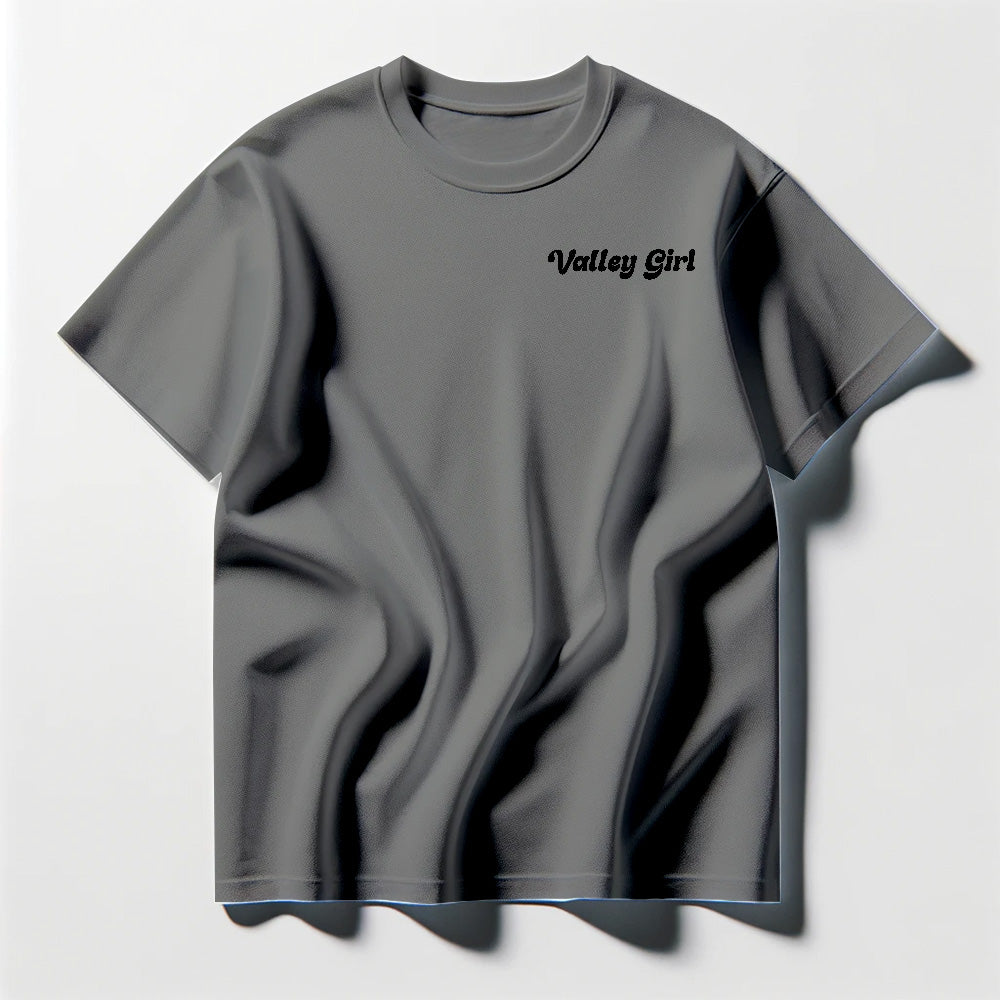 Valley Girl Black Tee Shirt