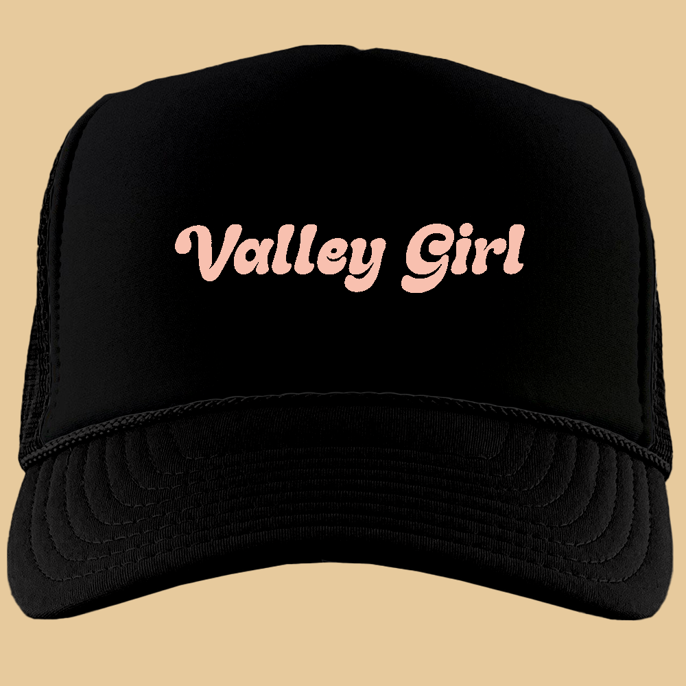 Valley Girl Peach Foam Trucker Hat
