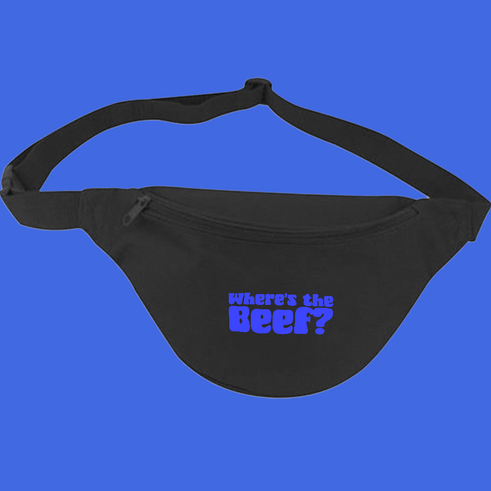 Where's the Beef? Blue Fanny Pack