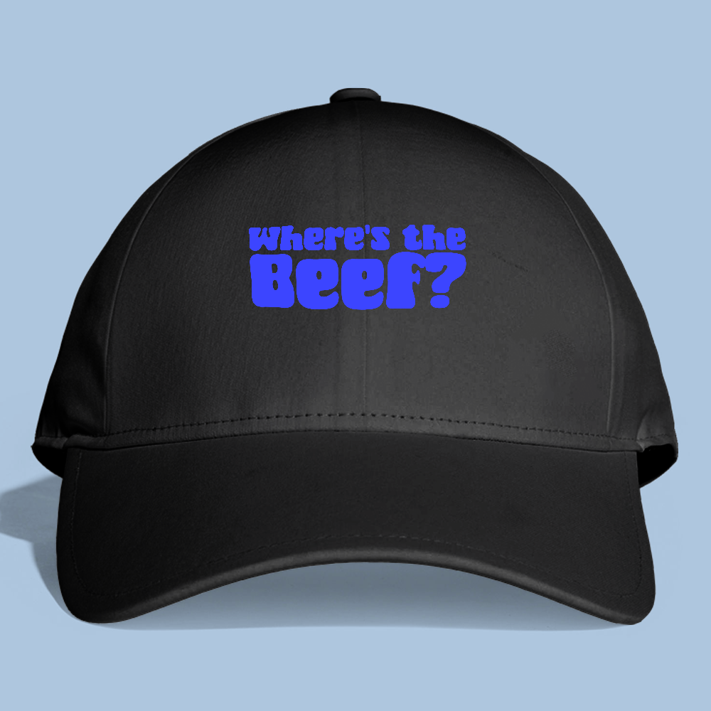 Where's the Beef? Black Dad Hat