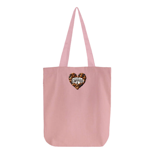 Coffee Bean Pattern Tote Bag