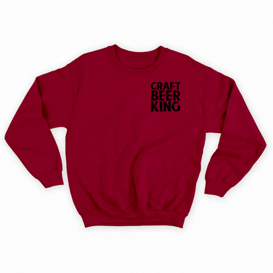 Craft Beer King Black Sweatshirt