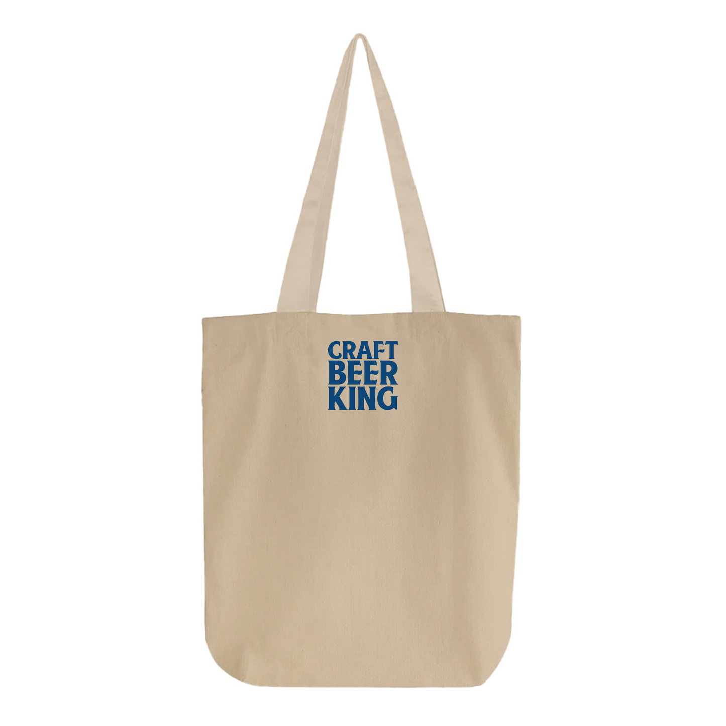 Craft Beer King Blue Tote Bag