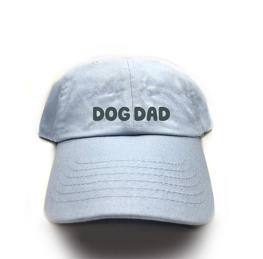Dog Dad Gray Green Dad Hat