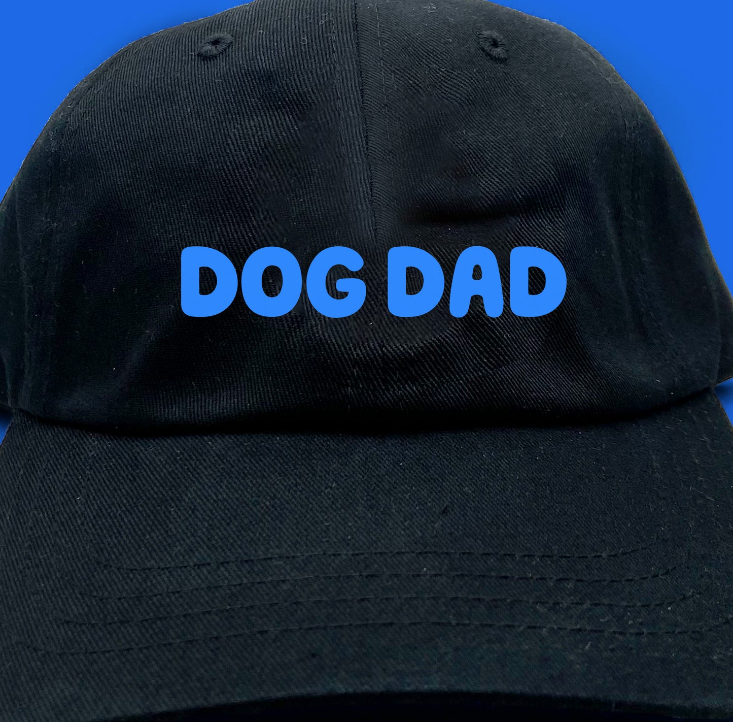 Dog Dad Mint Blue Dad Hat