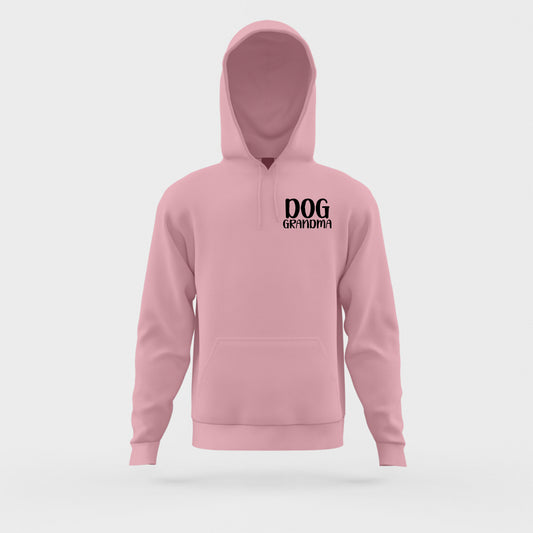 Dog Grandma Black Hoodie