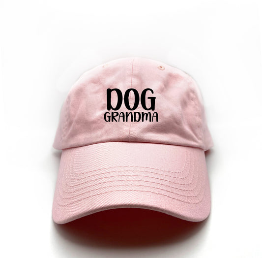 Dog Grandma Black Dad Hat