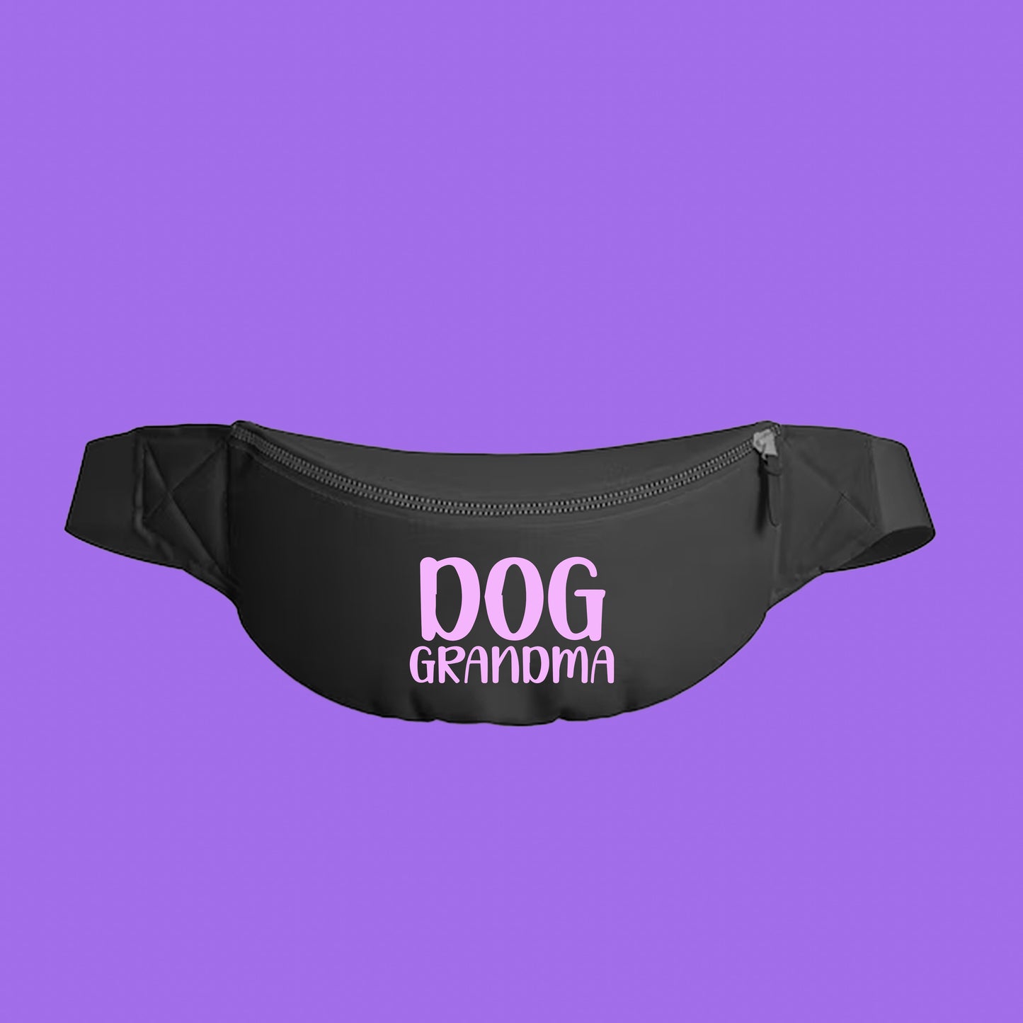Dog Grandma Light Violet Fanny Pack