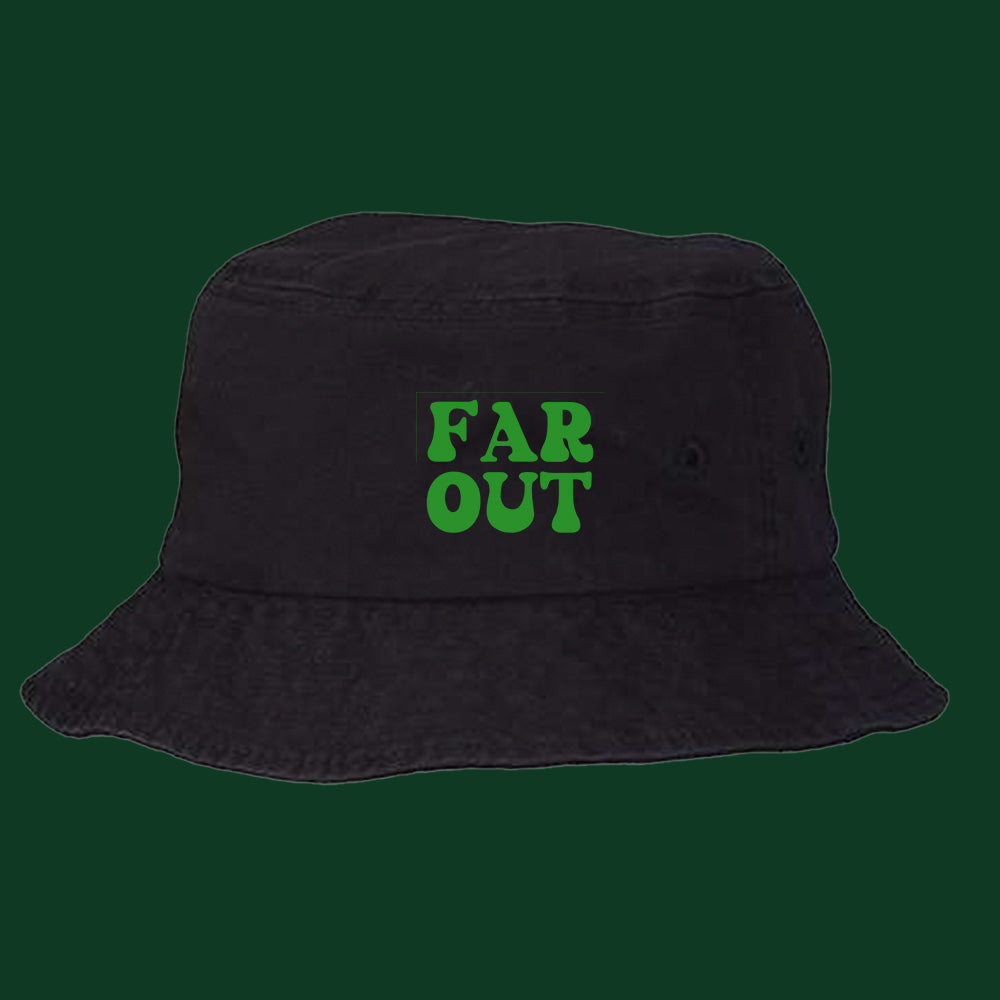 Far Out Green Bucket Hat
