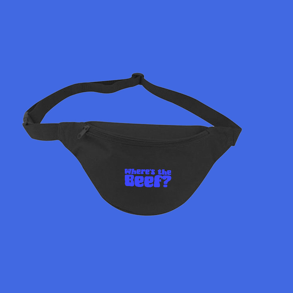 Where's the Beef? Blue Fanny Pack