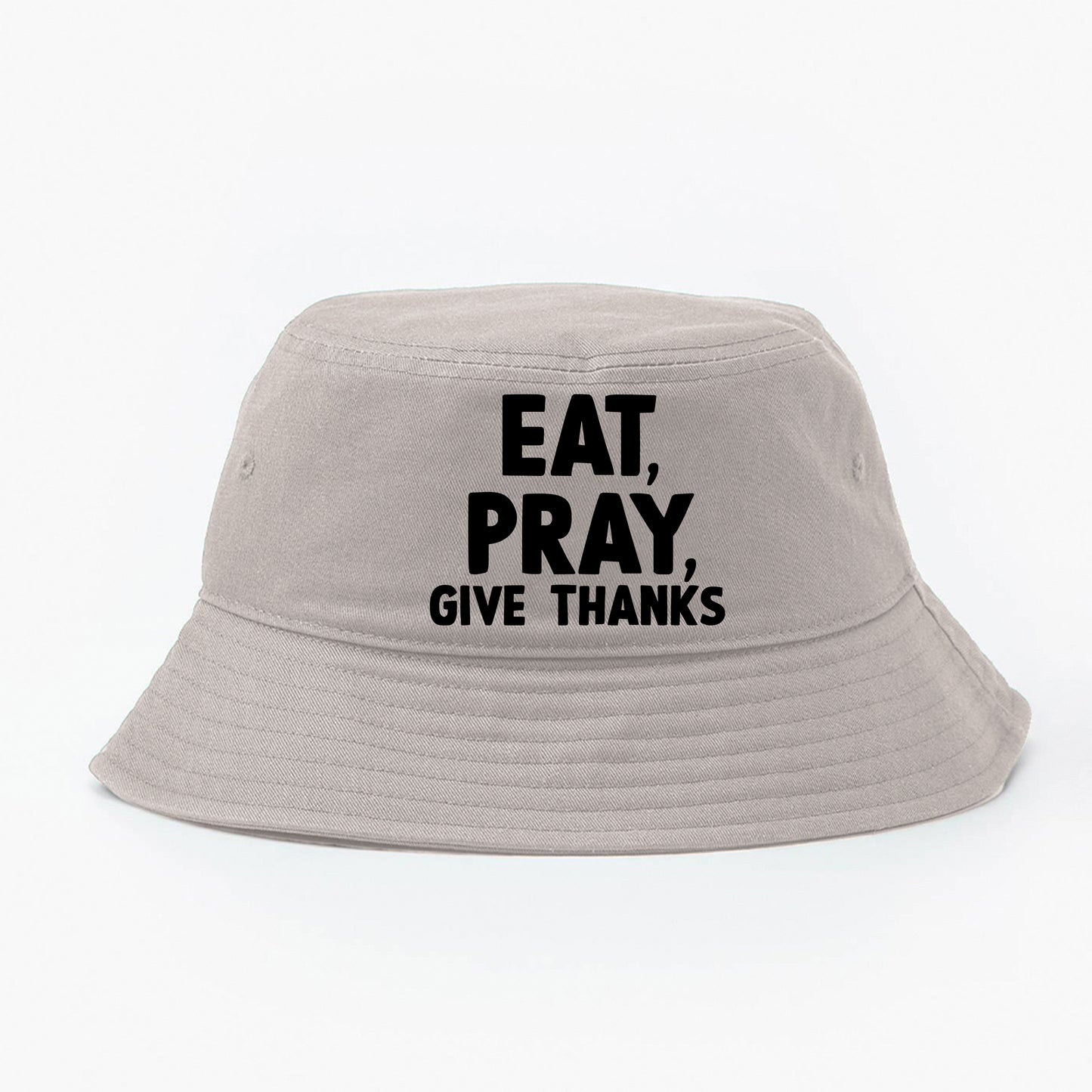 Eat, Pray, Give Thanks Black Dad Hat