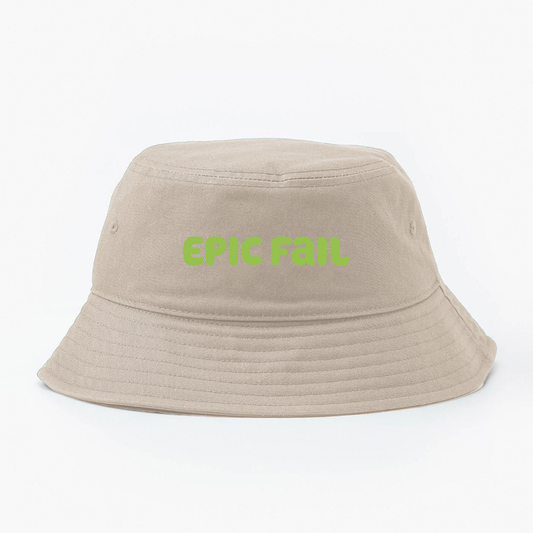Epic Fail Green Bucket Hat