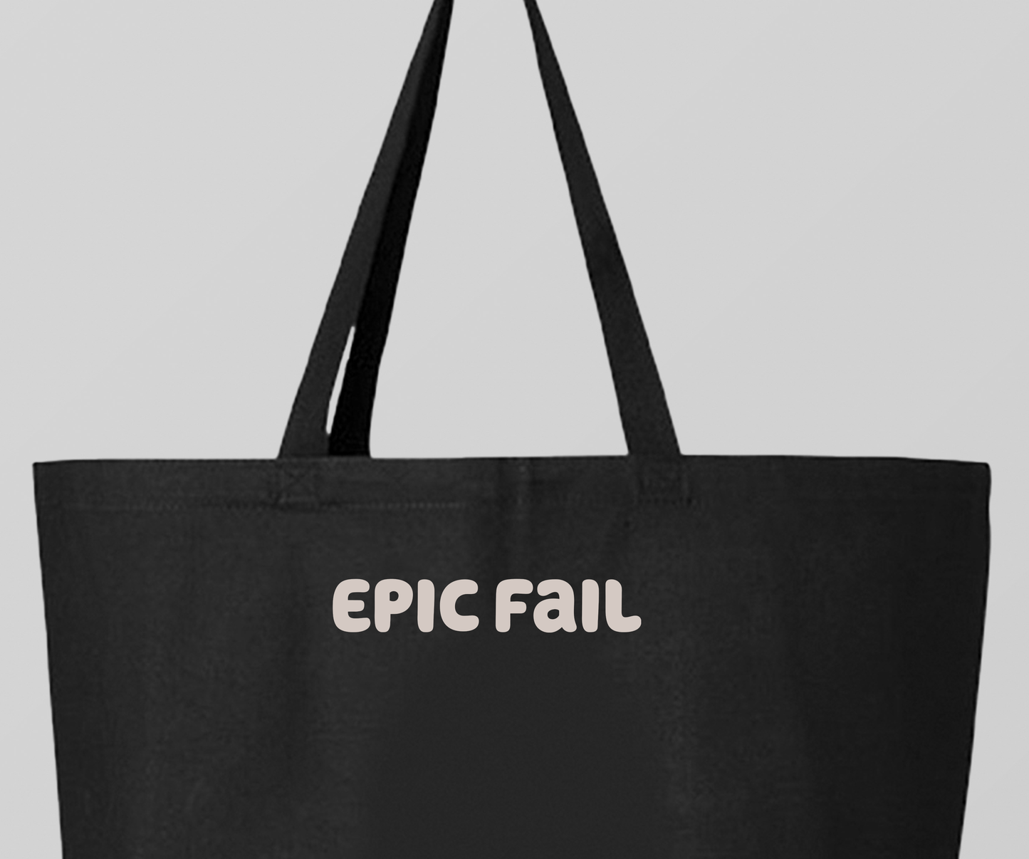 Epic Fail White Tote Bag