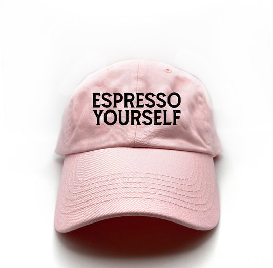 Espresso Yourself Black Dad Hat