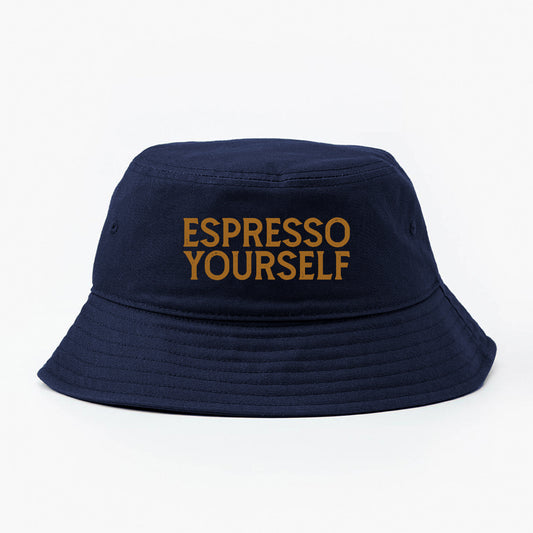 Espresso Yourself Brown Bucket Hat