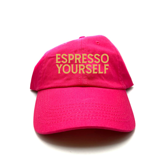Espresso Yourself Peach Dad Hat