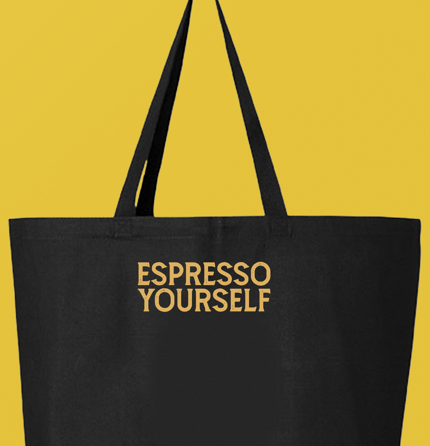 Espresso Yourself Peach Tote Bag