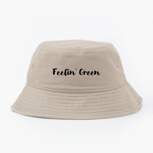 Feelin' Green Black Bucket Hat