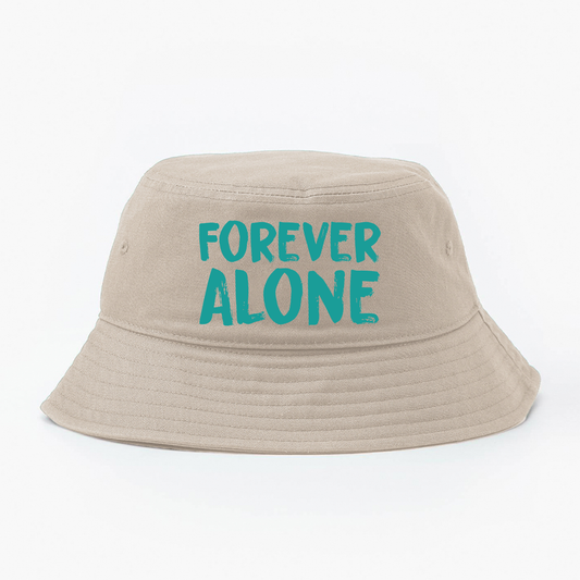 Forever Alone Green Bucket Hat
