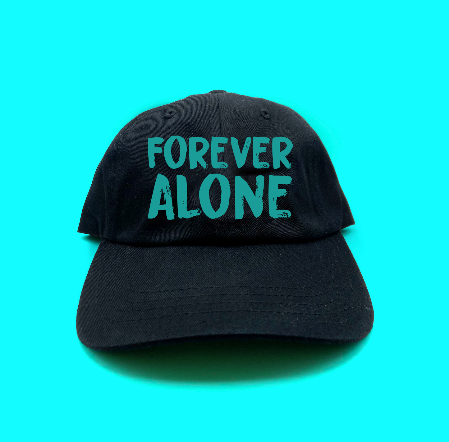 Forever Alone Green Dad Hat