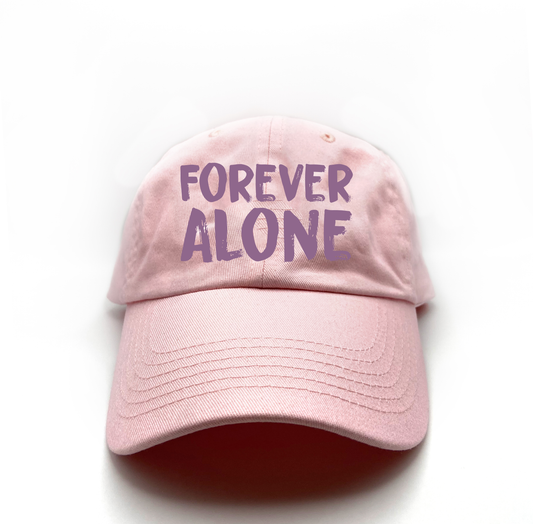 Forever Alone Purple Dad Hat