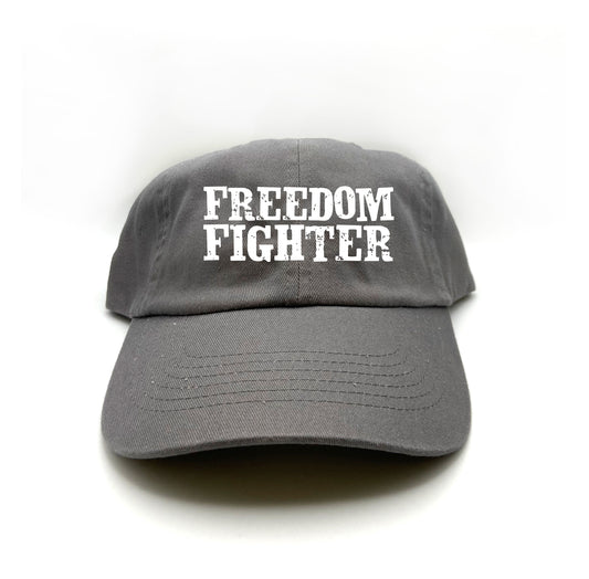 Freedom Fighter White Dad Hat
