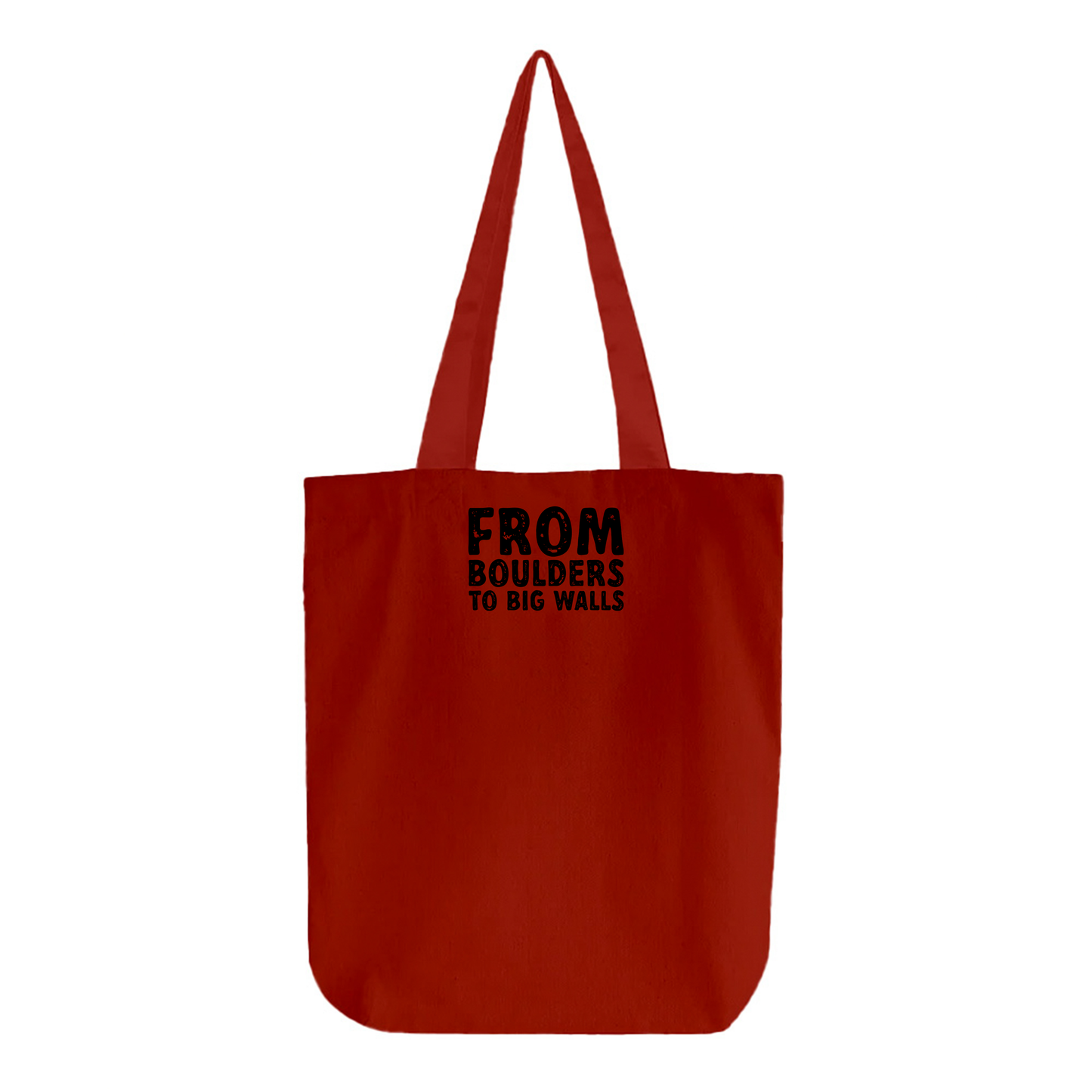 "From Boulders to Big Walls" Black Tote Bag