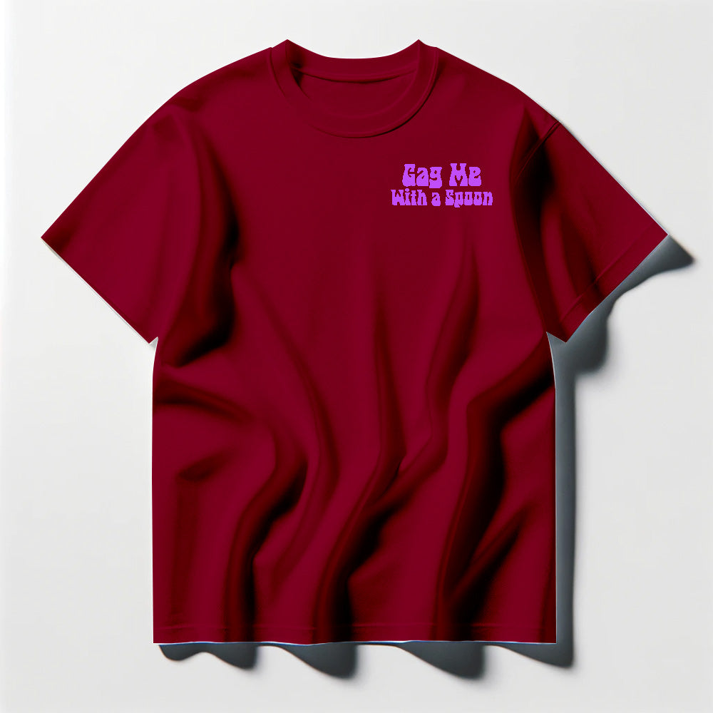 Gag Me With A Spoon Purple Tee Shirt