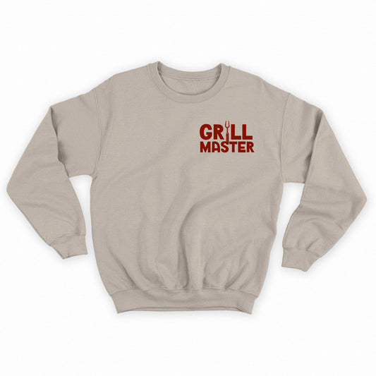 "Grill Master" Dark Red Sweatshirt