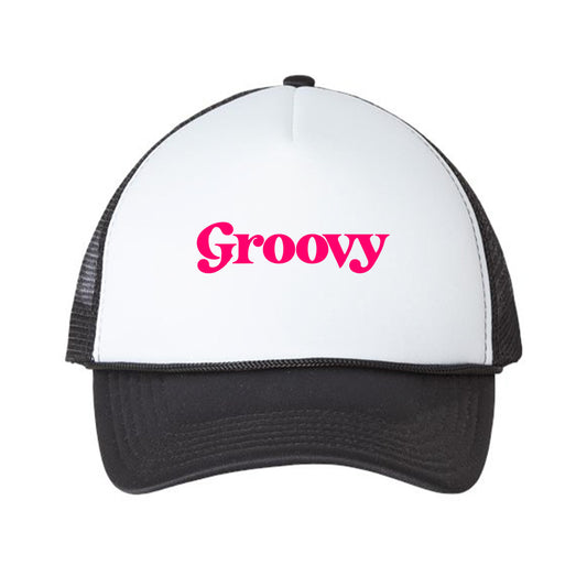 Groovy Pink Foam Trucker Hat