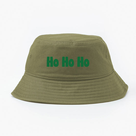 Ho Ho Ho Green Bucket Hat
