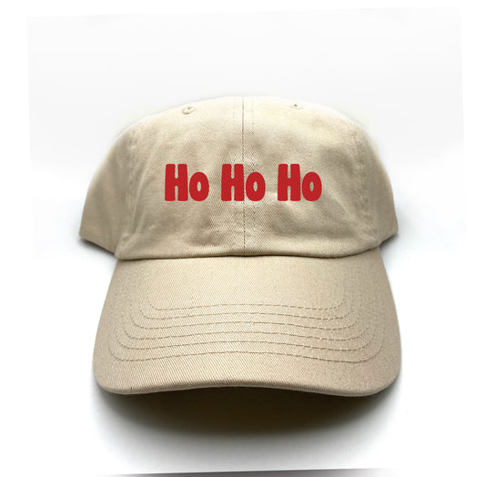 Ho Ho Ho Red Dad Hat