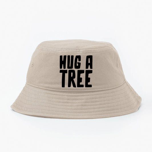 Hug a Tree Black Bucket Hat