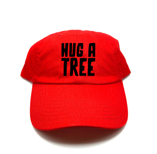 Hug a Tree Black Dad Hat
