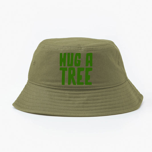 Hug a Tree Green Bucket Hat