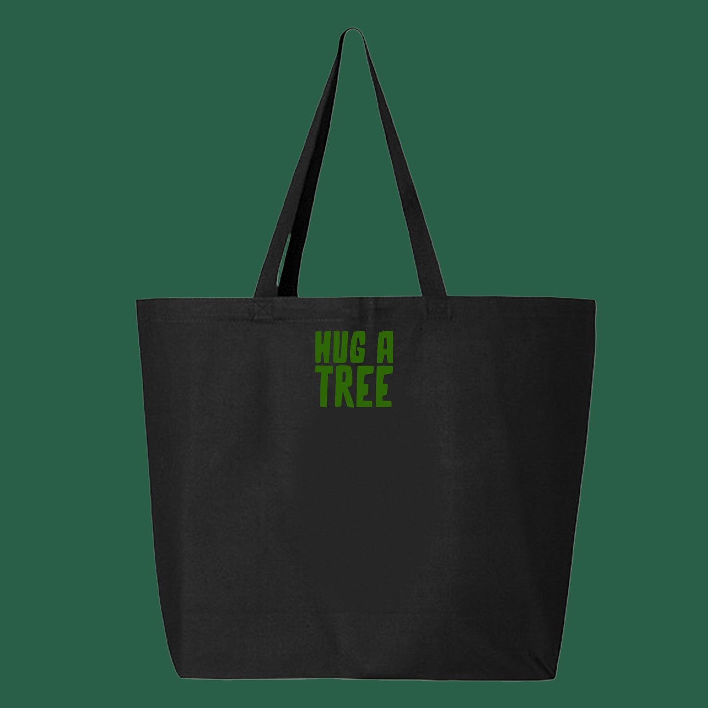 Hug a Tree Green Tote Bag