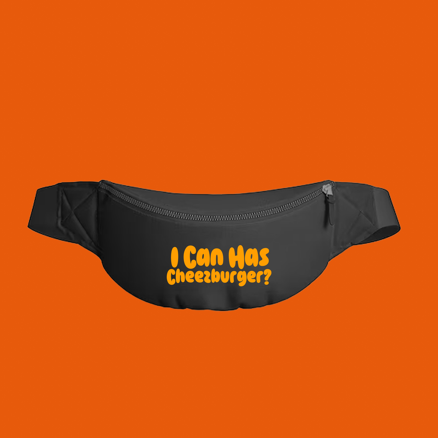 I Can Has Cheezburger? Orange Fanny Pack