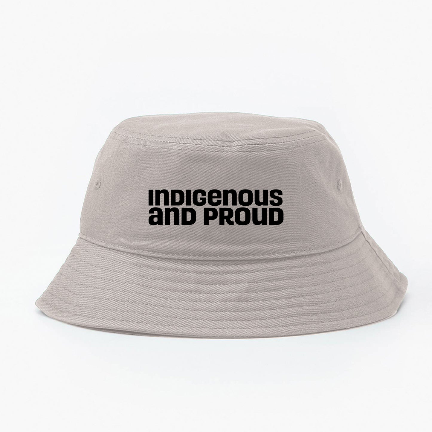 Indigenous and Proud Black Bucket Hat