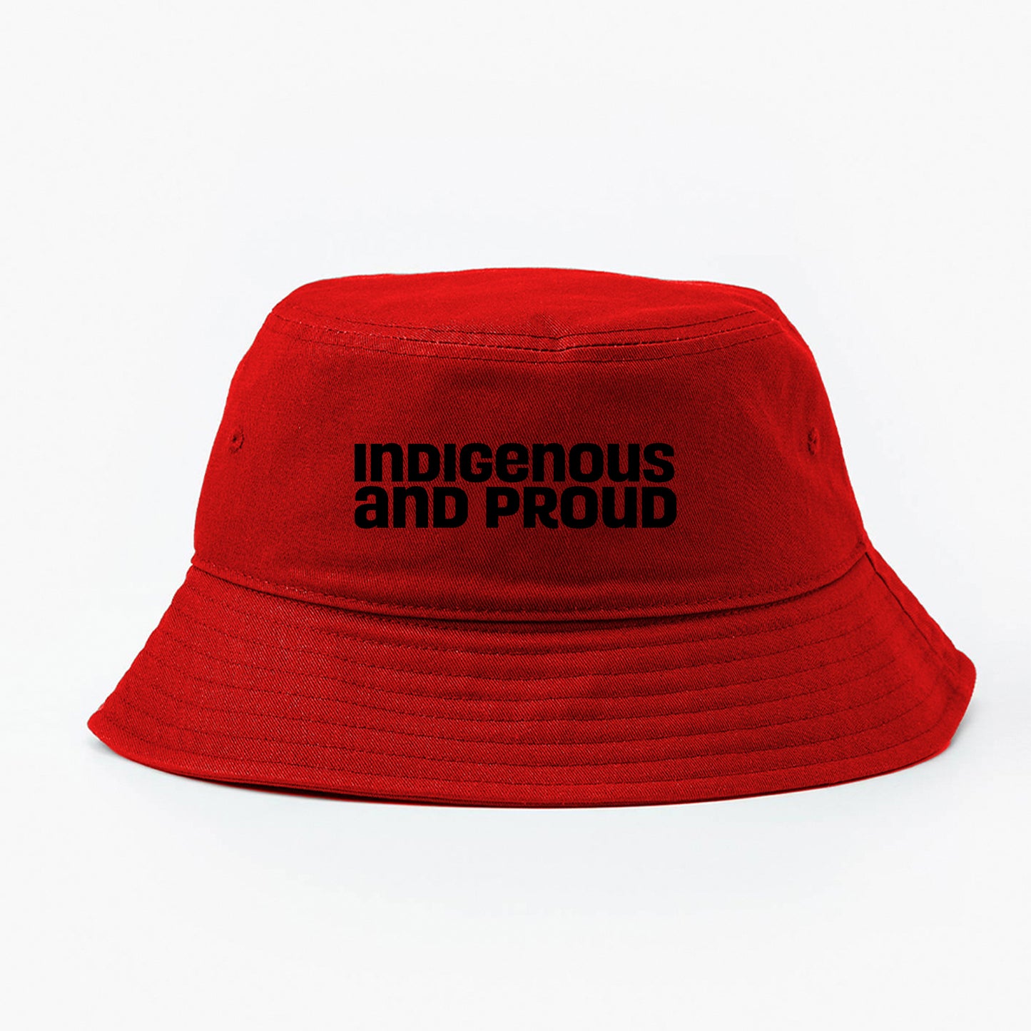 Indigenous and Proud Black Bucket Hat