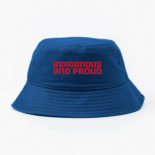 Indigenous and Proud Red Bucket Hat