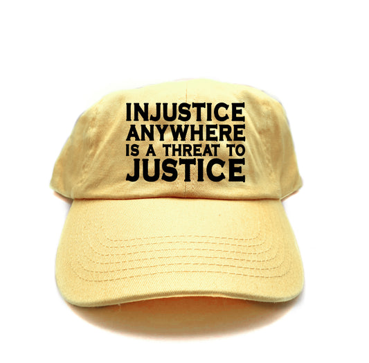 Injustice Anywhere Is a Threat to Justice Everywhere Black Tote Bag
