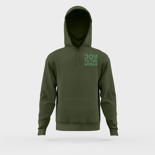 "Joy to the World" Green Hoodie