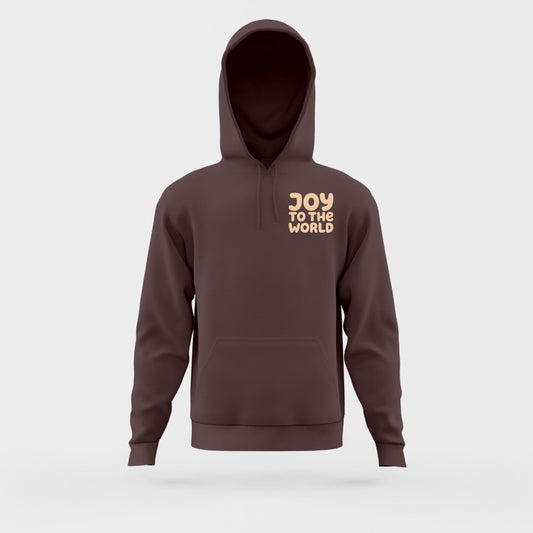 "Joy to the World" Peach Hoodie